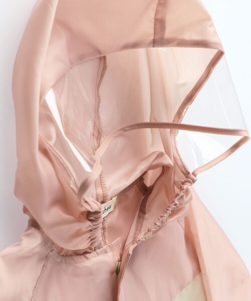 BRANSHES(ブランシェス)の「配色レインコート(レインコート/ポンチョ・キッズ・ネイビー/ピンク/ブルーグレー・S/M/L/XL)」の7枚目の写真