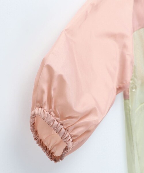 BRANSHES(ブランシェス)の「配色レインコート(レインコート/ポンチョ・キッズ・ネイビー/ピンク/ブルーグレー・S/M/L/XL)」の9枚目の写真