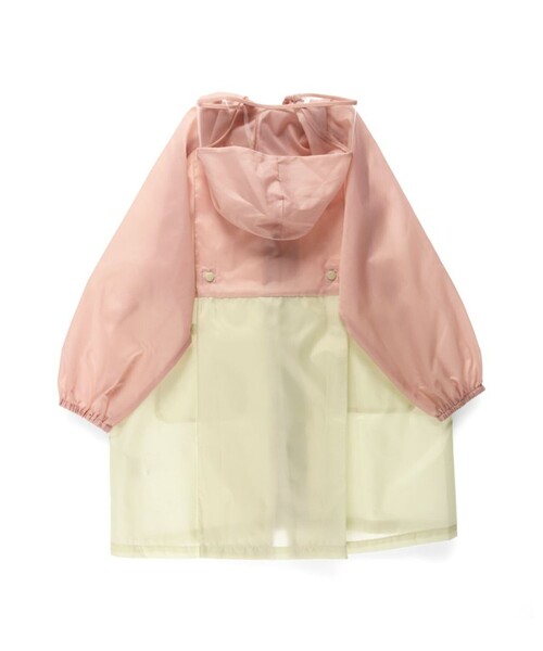 BRANSHES(ブランシェス)の「配色レインコート(レインコート/ポンチョ・キッズ・ネイビー/ピンク/ブルーグレー・S/M/L/XL)」の15枚目の写真
