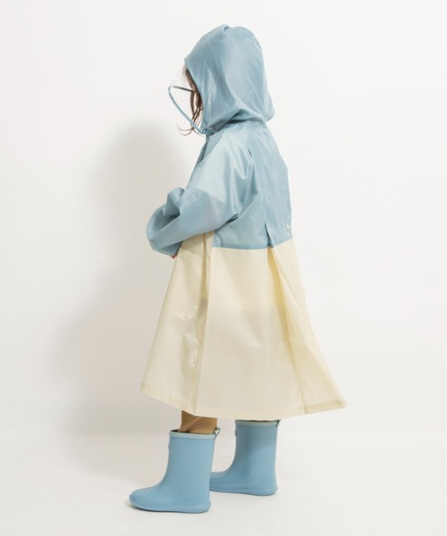 BRANSHES(ブランシェス)の「配色レインコート(レインコート/ポンチョ・キッズ・ネイビー/ピンク/ブルーグレー・S/M/L/XL)」の19枚目の写真