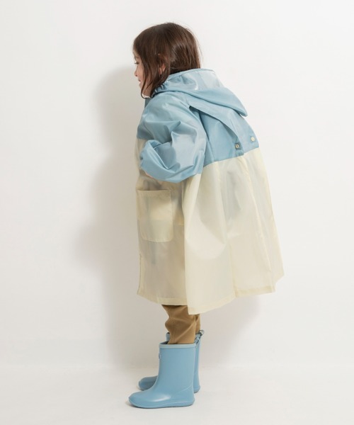 BRANSHES(ブランシェス)の「配色レインコート(レインコート/ポンチョ・キッズ・ネイビー/ピンク/ブルーグレー・S/M/L/XL)」の20枚目の写真