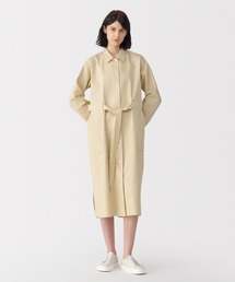MUJI Labo（ムジラボ）の「〔MUJI Labo〕婦人　和紙混ツイルシャツワンピース（シャツワンピース）」