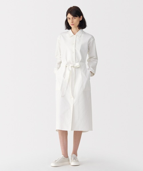 MUJI Labo(ムジラボ)の「〔MUJI Labo〕婦人 和紙混ツイルシャツワンピース(シャツワンピース・レディース・オフホワイト/ベージュ・S/XL/L/M)」の22枚目の写真