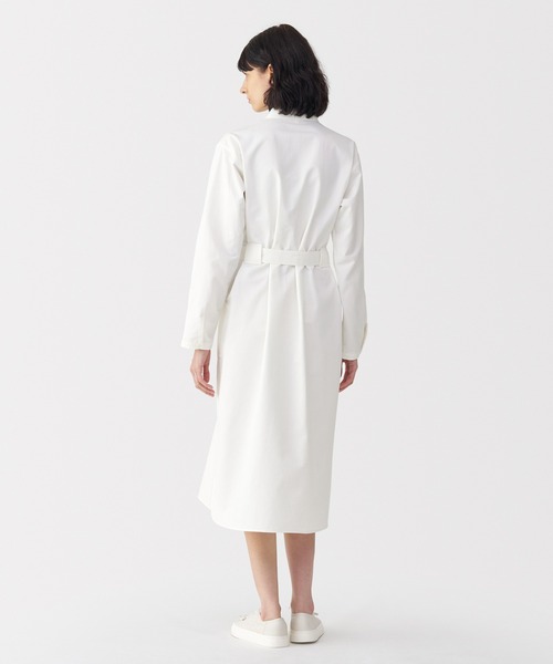 MUJI Labo(ムジラボ)の「〔MUJI Labo〕婦人 和紙混ツイルシャツワンピース(シャツワンピース・レディース・オフホワイト/ベージュ・S/XL/L/M)」の4枚目の写真