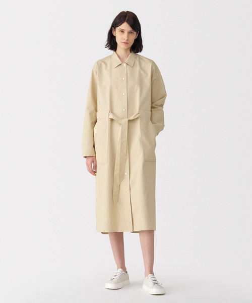 MUJI Labo(ムジラボ)の「〔MUJI Labo〕婦人 和紙混ツイルシャツワンピース(シャツワンピース・レディース・オフホワイト/ベージュ・S/XL/L/M)」の12枚目の写真