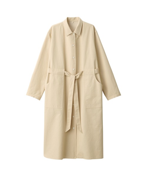 MUJI Labo(ムジラボ)の「〔MUJI Labo〕婦人 和紙混ツイルシャツワンピース(シャツワンピース・レディース・オフホワイト/ベージュ・S/XL/L/M)」の20枚目の写真