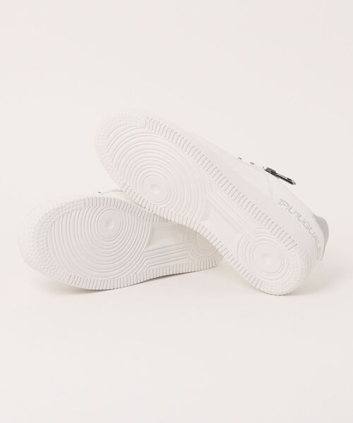 1piu1uguale3 RELAX（ウノピュウノウグァーレトレリラックス）の「【1PIU1UGUALE3 RELAX/ウノピゥウノウグァーレトレ リラックス/別注】ミニロゴロースニーカー（スニーカー・メンズ・ホワイト・MEDIUM/LARGE）」の3枚目の写真