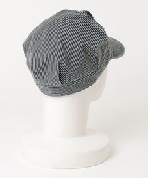 RRL（ダブル アール エル）の「ストライプド ピケ レイルマン キャップ