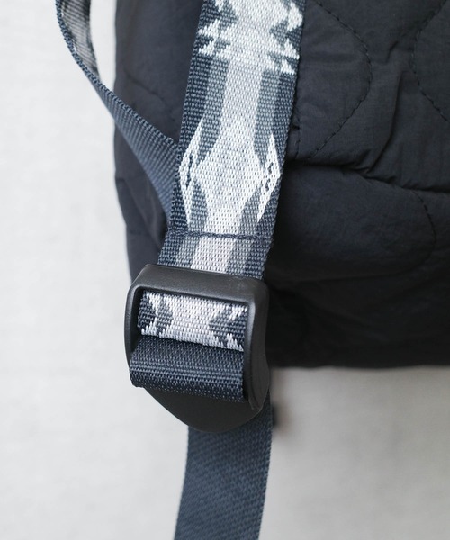 PENDLETON（ペンドルトン）の「【PE2】【PENDLETON/ペンドルトン】QUILTING KNAPSACK キルティング ナップサック（バックパック/リュック・レディース・ブラック/オリーブドラブ・FREE）」の12枚目の写真