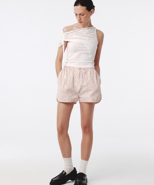 Kijun（キジュン）の「Kijun/キジュン Shirring One Shoulder