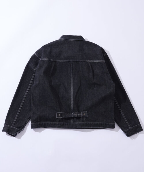 Sourcream（サワークリーム）の「【Sourcream/サワークリーム】ブラックデニムジャケット / 日本製（デニムジャケット・レディース・ブラック・FREE）」の8枚目の写真