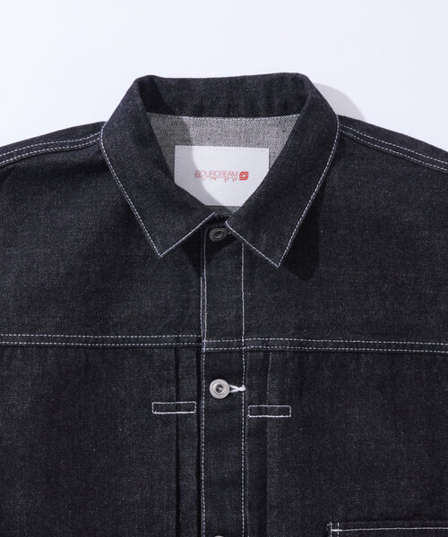 Sourcream（サワークリーム）の「【Sourcream/サワークリーム】ブラックデニムジャケット / 日本製（デニムジャケット・レディース・ブラック・FREE）」の9枚目の写真