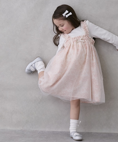 petit main（プティマイン）の「リボンヘアクリップ2P（バレッタ/ヘアクリップ・キッズ・アイボリー/サックスブルー/レッド/ピンク/ネイビー・F）」の13枚目の写真