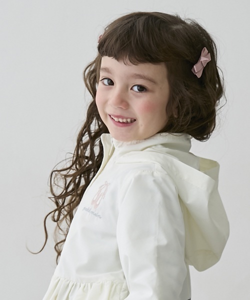 petit main（プティマイン）の「リボンヘアクリップ2P（バレッタ/ヘアクリップ・キッズ・アイボリー/サックスブルー/レッド/ピンク/ネイビー・F）」の19枚目の写真