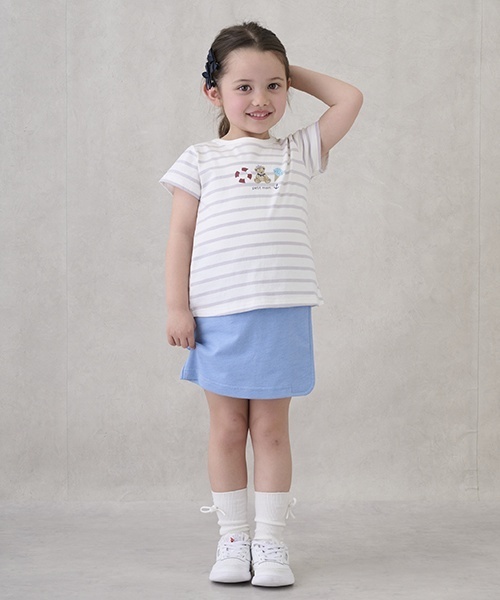 petit main（プティマイン）の「リボンヘアクリップ2P（バレッタ/ヘアクリップ・キッズ・アイボリー/サックスブルー/レッド/ピンク/ネイビー・F）」の22枚目の写真