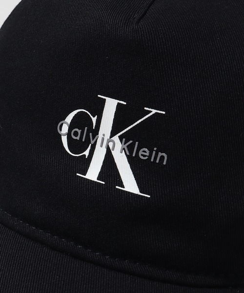 Calvin Klein（カルバン・クライン）の「【Calvin Klein/カルバンクライン】MONOLOGO PRINTED BASEBALL CAP/コットンツイル ロゴキャップ（キャップ・メンズ・ホワイト/ブラック・ONE SIZE）」の10枚目の写真