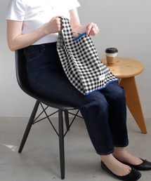 ANEMONE | ギンガムチェックニットバッグ(トートバッグ)