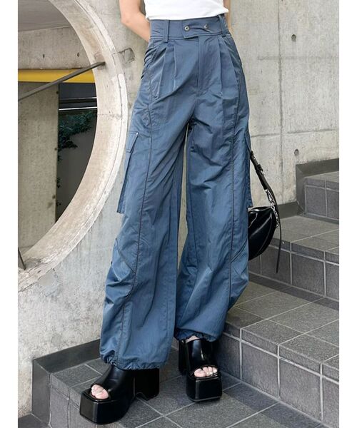 【値下げ】MURUA ラインカーゴパンツ ラインカーゴパンツ（カーゴパンツ）｜MURUA（ムルーア）の