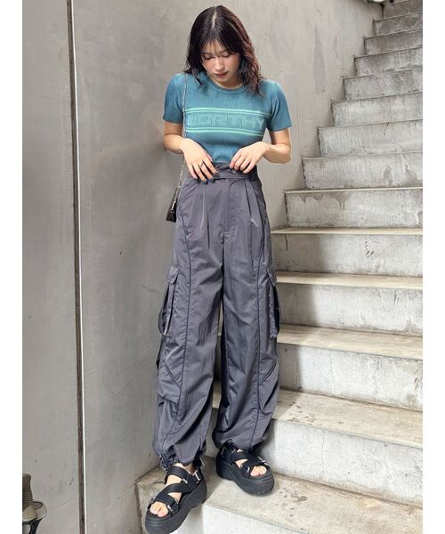 MURUA（ムルーア）の「ラインカーゴパンツ（カーゴパンツ）」 - WEAR