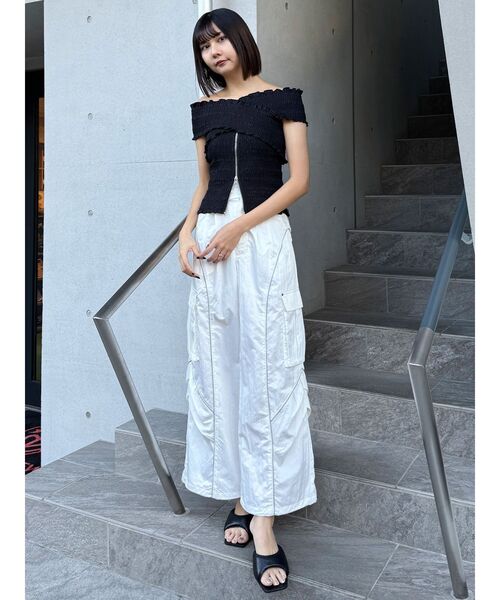 ラインカーゴパンツ（カーゴパンツ）｜MURUA（ムルーア）の