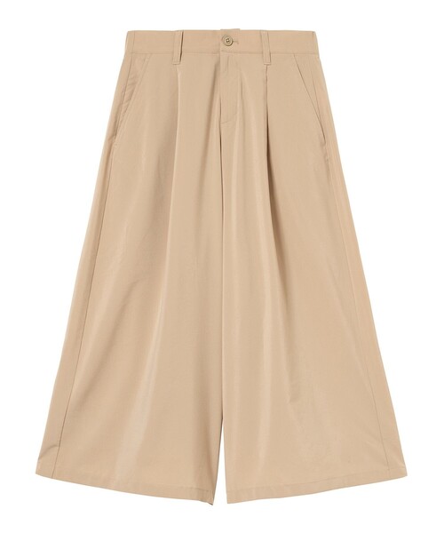 AIGLE（エーグル）の「UVカット 速乾 ワンポイントロゴ刺繍 ワイドレッグ フレアパンツ / ドレープワイドパンツ（その他パンツ・レディース・ブラック/ベージュ・38/36/34/40）」の10枚目の写真