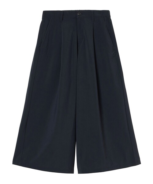 セール】UVカット 速乾 ワンポイントロゴ刺繍 ワイドレッグ フレア