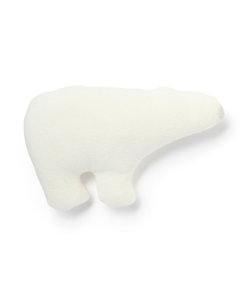 無印良品(ムジルシリョウヒン)の「ポケット付き 動物クッション(ホッキョクグマ) 26×16.5cm(クッション/クッションカバー・メンズ・その他・FREE)」の1枚目の写真