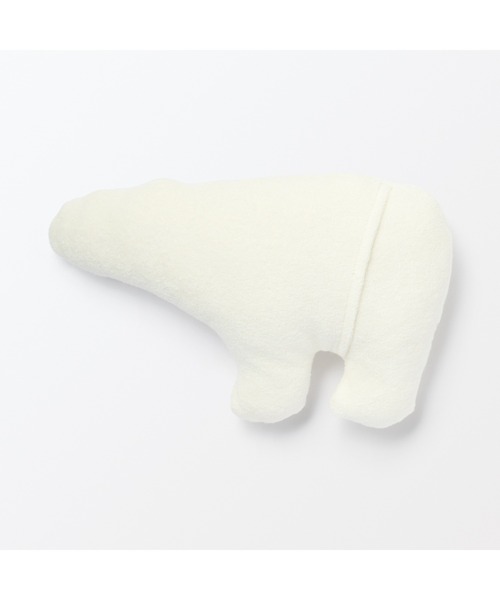 無印良品(ムジルシリョウヒン)の「ポケット付き 動物クッション(ホッキョクグマ) 26×16.5cm(クッション/クッションカバー・メンズ・その他・FREE)」の3枚目の写真