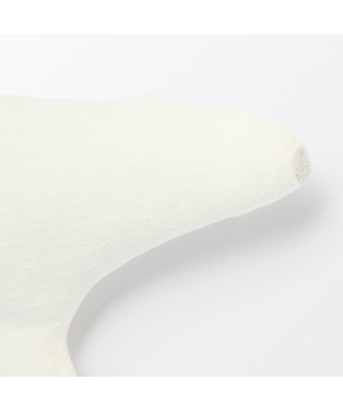 無印良品(ムジルシリョウヒン)の「ポケット付き 動物クッション(ホッキョクグマ) 26×16.5cm(クッション/クッションカバー・メンズ・その他・FREE)」の4枚目の写真