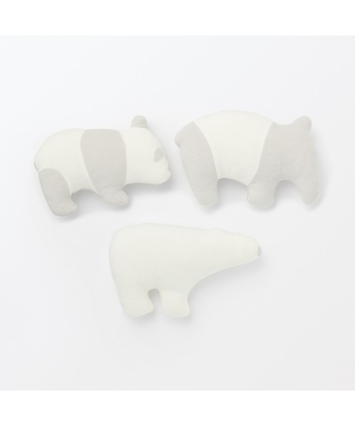 無印良品(ムジルシリョウヒン)の「ポケット付き 動物クッション(ホッキョクグマ) 26×16.5cm(クッション/クッションカバー・メンズ・その他・FREE)」の7枚目の写真