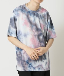 タイダイTシャツ」に該当するブルー・ネイビー/青色系のメンズ