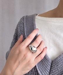 ankh+（アンクプラス）の「《私らしさを纏う》艶めくボリュームリング（リング）」