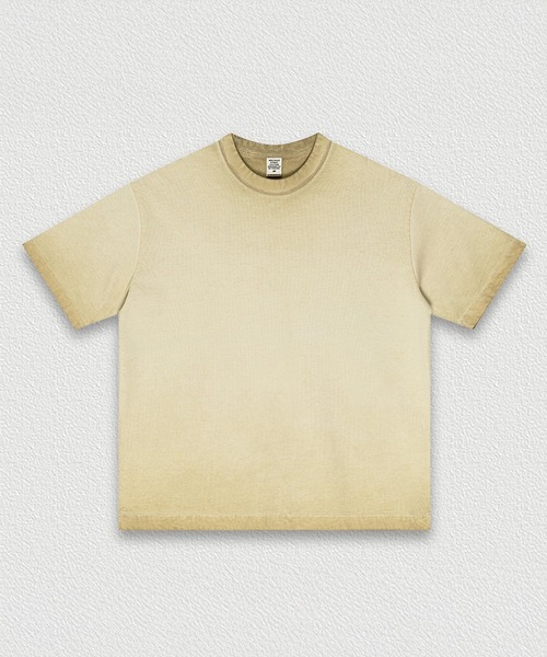 CORPUS TOKYO(コーパス トーキョー)の「【セットアップ対応】ヴィンテージウォッシュドTシャツ(Tシャツ/カットソー・メンズ・グレー/ダークブラウン/ブラック/ライトベージュ・3/1/2)」の7枚目の写真