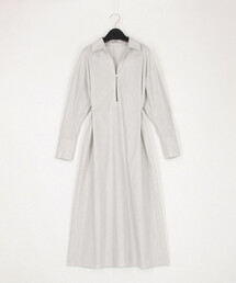 COMME CA | コットンポプリンストライプ シャツワンピース(シャツワンピース)