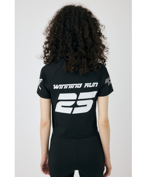MOUSSY(マウジー)の「HONDA RACING TINY Tシャツ(Tシャツ/カットソー・レディース・ブラック/オフホワイト・FREE)」の7枚目の写真