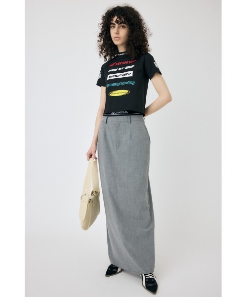 MOUSSY(マウジー)の「HONDA RACING TINY Tシャツ(Tシャツ/カットソー・レディース・ブラック/オフホワイト・FREE)」の8枚目の写真