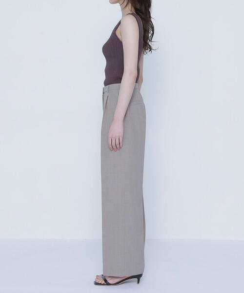 NATURAL BEAUTY BASIC（ナチュラルビューティーベーシック）の「◇セミフレアパンツ（その他パンツ・レディース・ネイビー/ブラウン・SMALL/MEDIUM/P/S）」の15枚目の写真