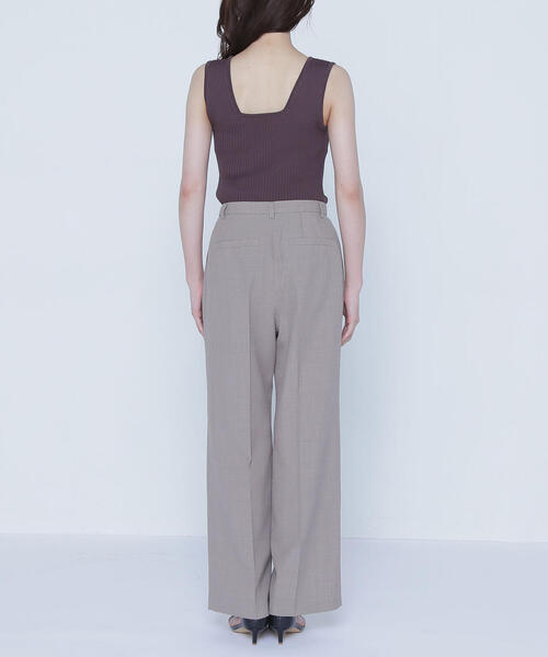 NATURAL BEAUTY BASIC（ナチュラルビューティーベーシック）の「◇セミフレアパンツ（その他パンツ・レディース・ネイビー/ブラウン・SMALL/MEDIUM/P/S）」の14枚目の写真