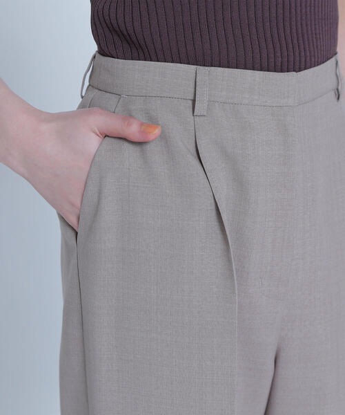 NATURAL BEAUTY BASIC（ナチュラルビューティーベーシック）の「◇セミフレアパンツ（その他パンツ・レディース・ネイビー/ブラウン・SMALL/MEDIUM/P/S）」の11枚目の写真