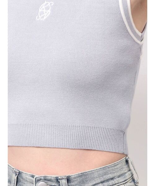 RESEXXY(リゼクシー)の「バイカラーアメスリニット(タンクトップ・レディース・ホワイト/ブラック/ブルー・FREE)」の13枚目の写真