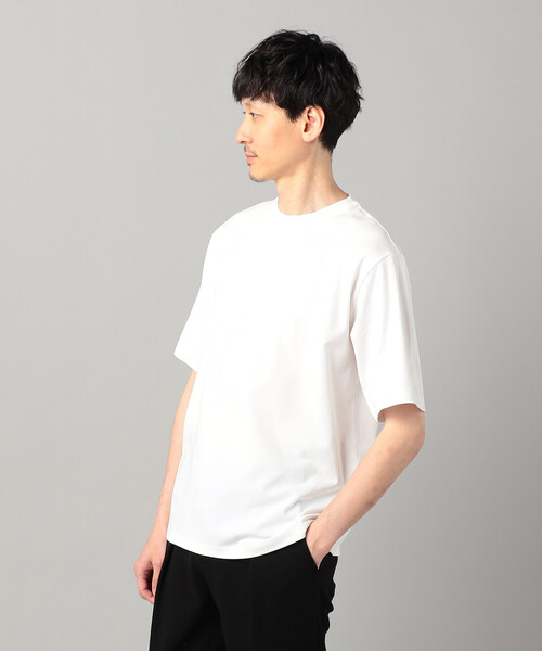 COMME CA MEN（コムサメン）の「和歌山編み コットンスムース クルーTシャツ（Tシャツ/カットソー・メンズ・ブラック/グリーン/ホワイト・L/M）」の6枚目の写真