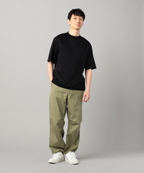 COMME CA MEN（コムサメン）の「和歌山編み コットンスムース クルーTシャツ（Tシャツ/カットソー・メンズ・ブラック/グリーン/ホワイト・L/M）」の9枚目の写真