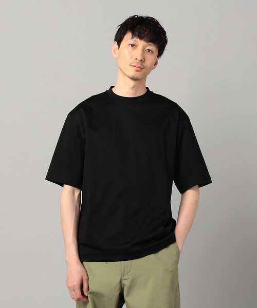 COMME CA MEN（コムサメン）の「和歌山編み コットンスムース クルーTシャツ（Tシャツ/カットソー・メンズ・ブラック/グリーン/ホワイト・L/M）」の11枚目の写真