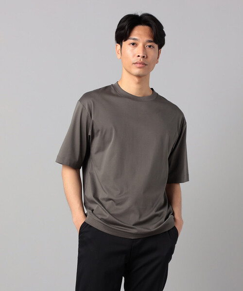 COMME CA MEN（コムサメン）の「和歌山編み コットンスムース クルーTシャツ（Tシャツ/カットソー・メンズ・ブラック/グリーン/ホワイト・L/M）」の15枚目の写真