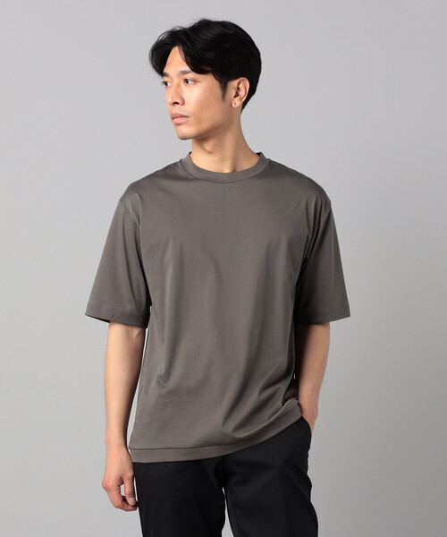 COMME CA MEN（コムサメン）の「和歌山編み コットンスムース クルーTシャツ（Tシャツ/カットソー・メンズ・ブラック/グリーン/ホワイト・L/M）」の16枚目の写真