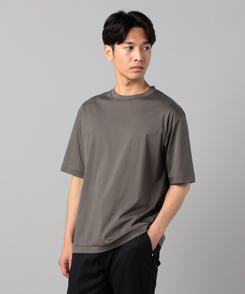 COMME CA MEN（コムサメン）の「和歌山編み コットンスムース クルーTシャツ（Tシャツ/カットソー・メンズ・ブラック/グリーン/ホワイト・L/M）」の17枚目の写真
