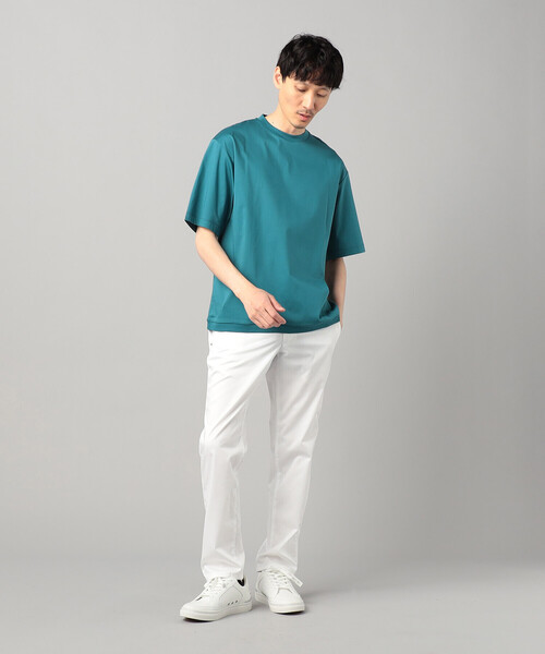 COMME CA MEN（コムサメン）の「和歌山編み コットンスムース クルーTシャツ（Tシャツ/カットソー・メンズ・ブラック/グリーン/ホワイト・L/M）」の19枚目の写真