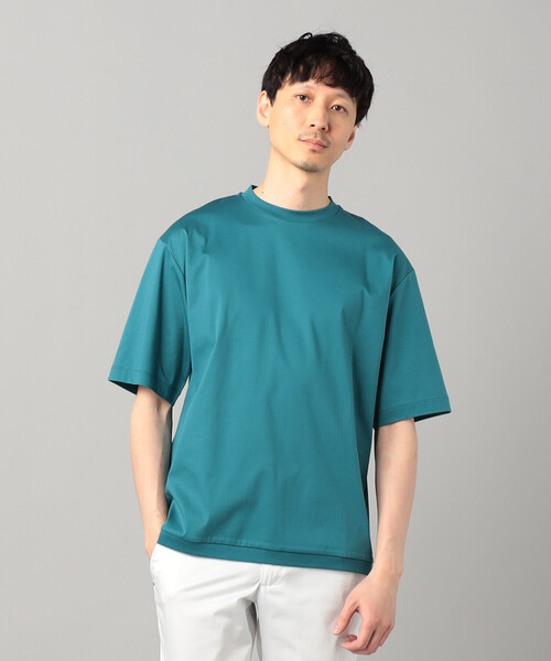 COMME CA MEN（コムサメン）の「和歌山編み コットンスムース クルーTシャツ（Tシャツ/カットソー・メンズ・ブラック/グリーン/ホワイト・L/M）」の20枚目の写真