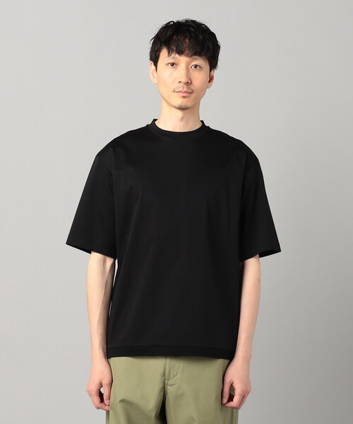 COMME CA MEN（コムサメン）の「和歌山編み コットンスムース クルーTシャツ（Tシャツ/カットソー・メンズ・ブラック/グリーン/ホワイト・L/M）」の22枚目の写真