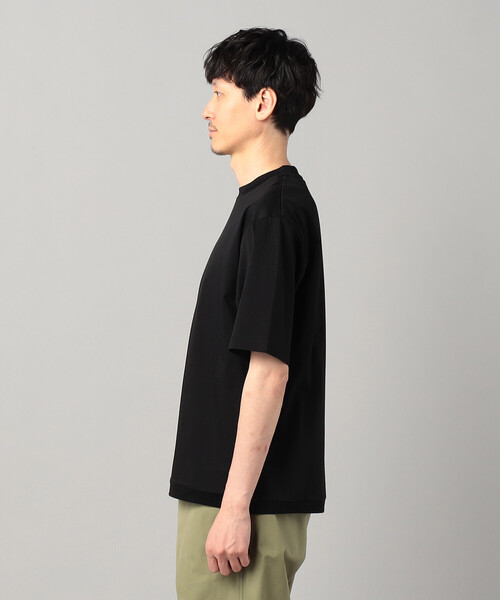 COMME CA MEN(コムサメン)の「和歌山編み コットンスムース クルーTシャツ(Tシャツ/カットソー・メンズ・ブラック/グリーン/ホワイト/チャコールグレー・L/M)」の14枚目の写真